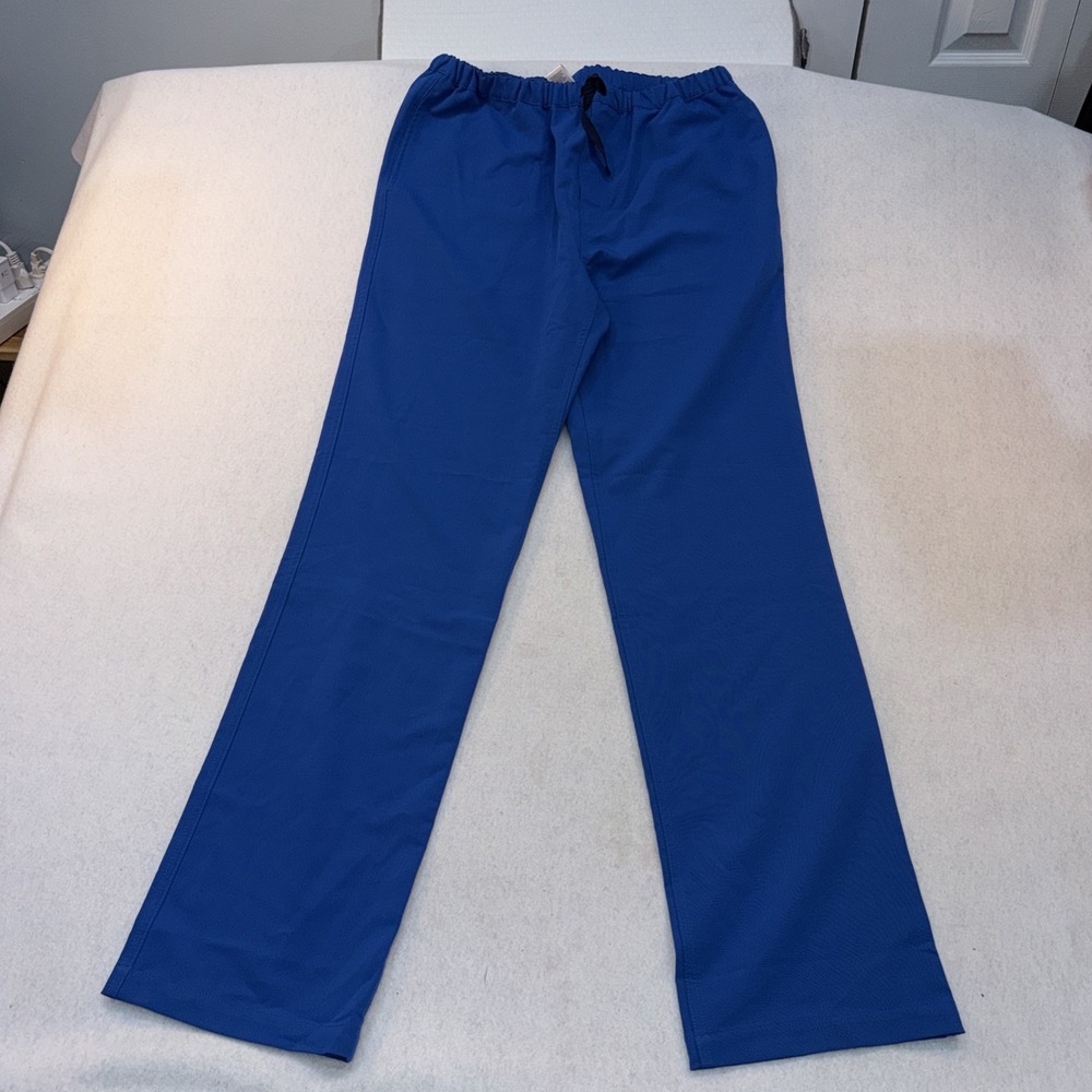 Figs Pisco Scrub Pants Men Size Med  Tall Royal Blue FM4500T Medical Work RN 33"